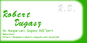 robert dugasz business card